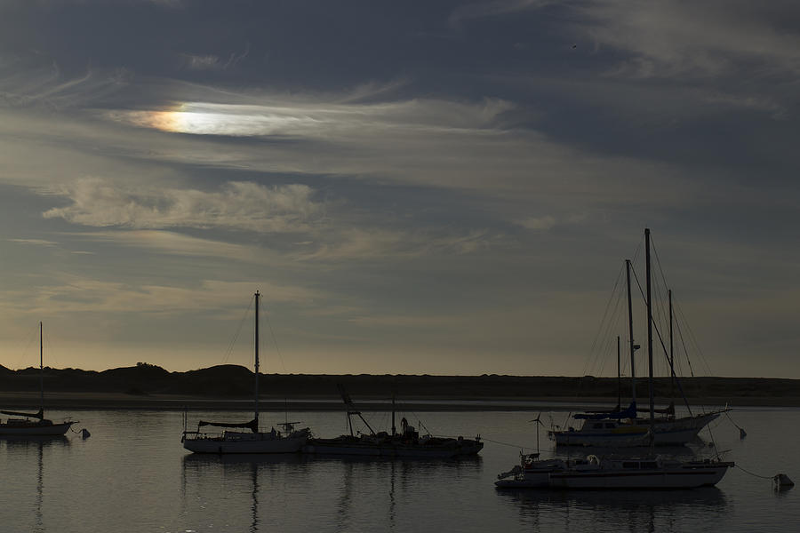 Morro Bay Sunbow Photograph by Jim Moss