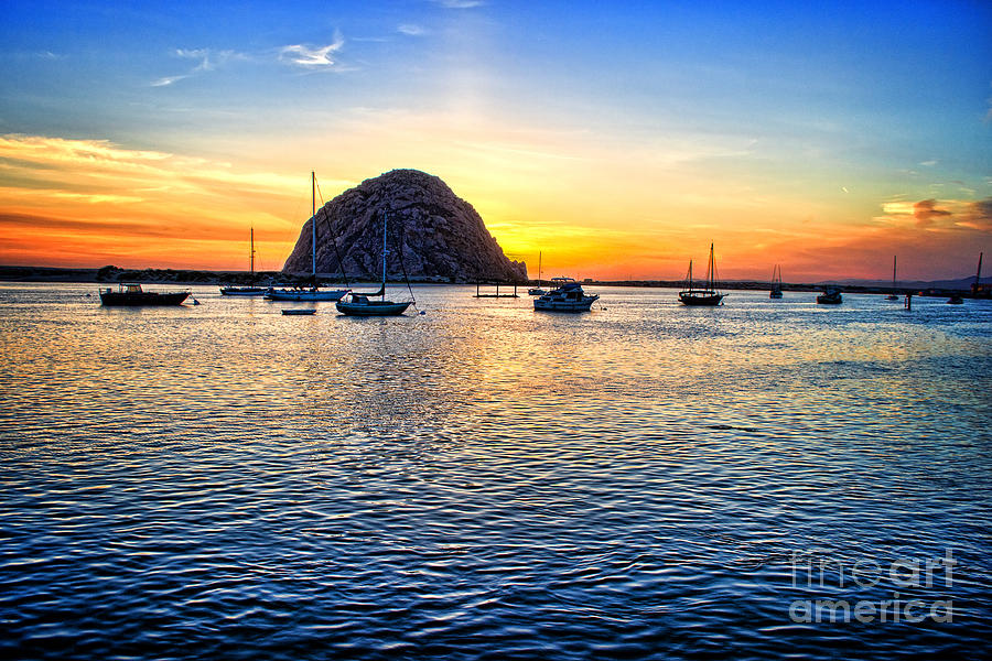 Morro Bay Sunset Photograph by Norma Warden