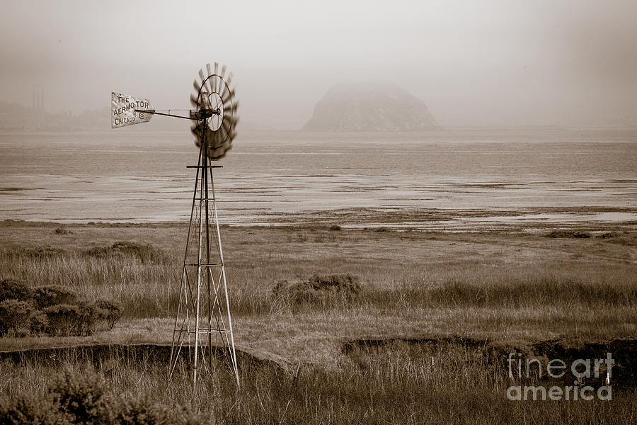 Morro Bay Windmill Photograph by Anthony Michael Bonafede