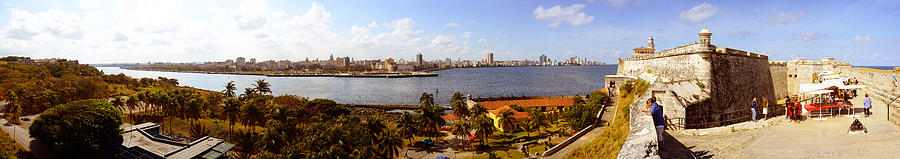 Architecture Photograph - Morro Castle With City by Panoramic Images