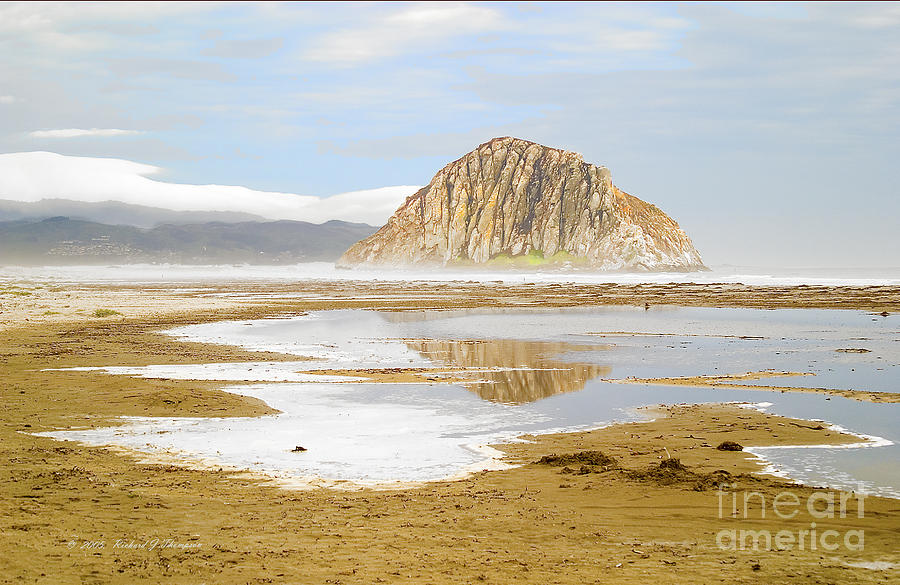 Morro Rock Photograph by Richard J Thompson 