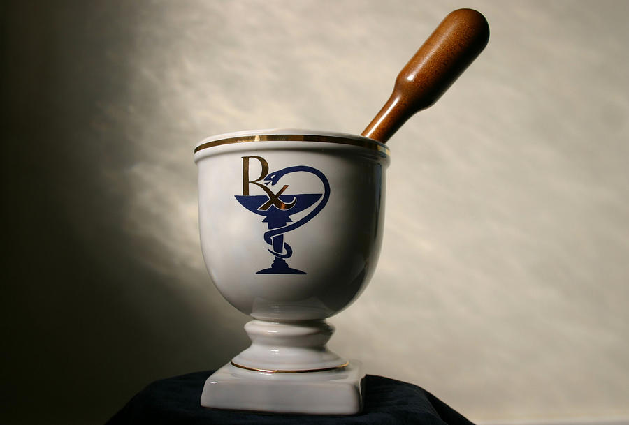 Mortar And Pestle Two Photograph