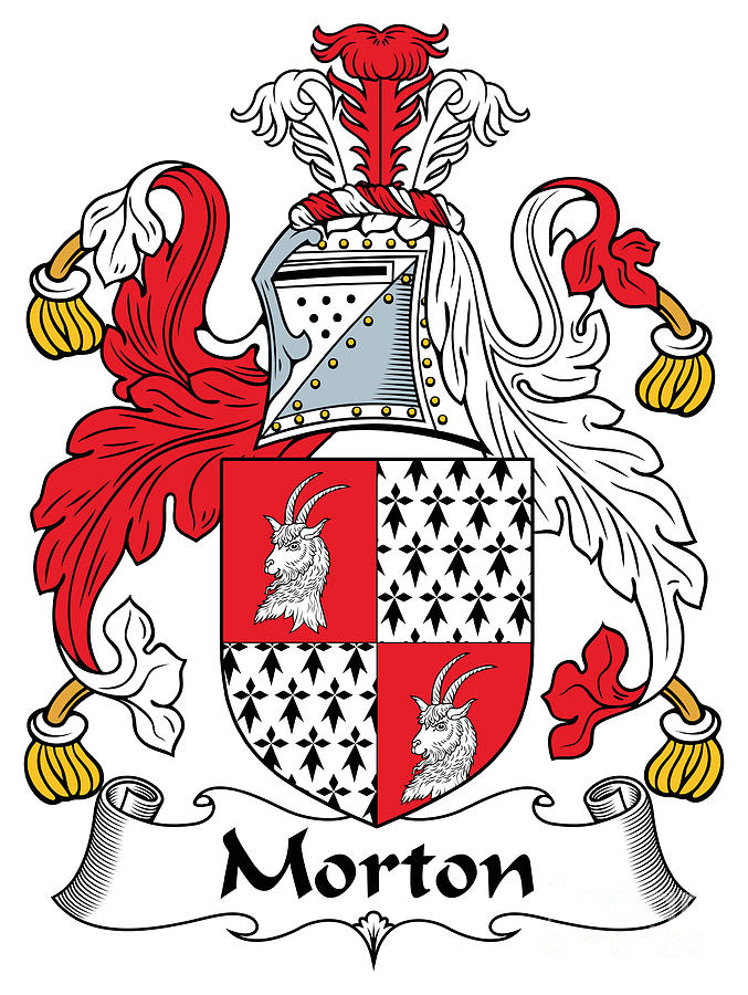 Morton Coat of Arms Irish Digital Art by Heraldry - Pixels