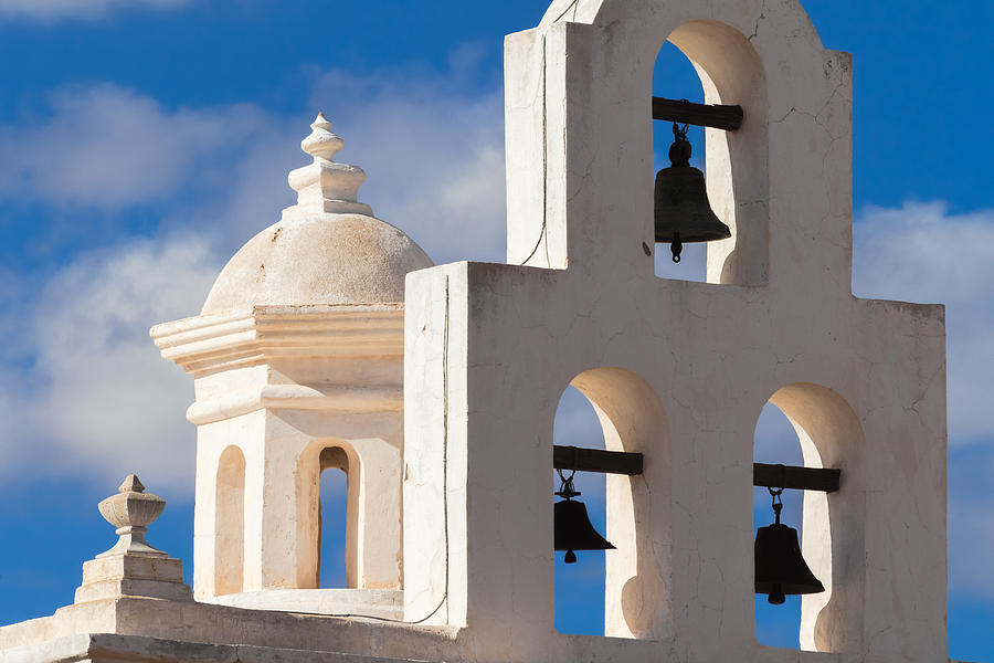 Mortuary Bells at San Xavier Photograph by Ed Gleichman