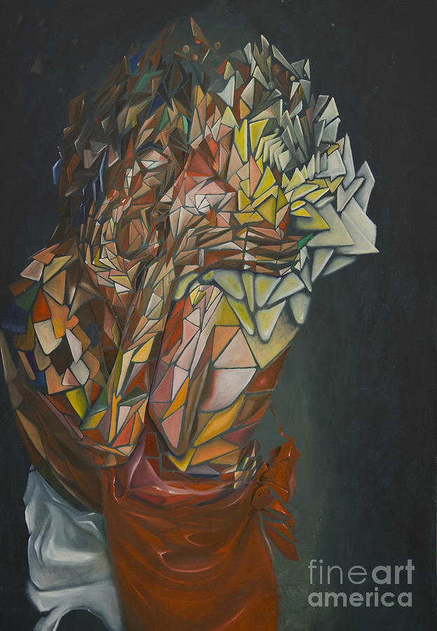 Mosaic Embrace Painting by James Lavott