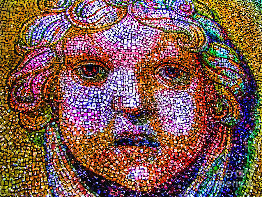 Mosaic Face  Photograph by Daliana Pacuraru