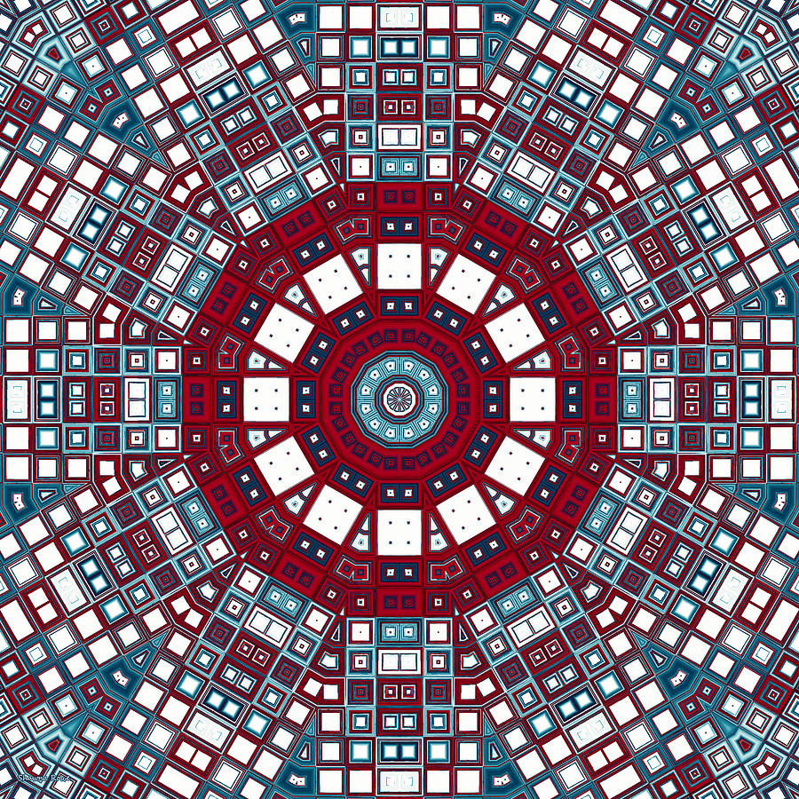 Mosaic Kaleidoscope 4 Digital Art by Shawna Rowe