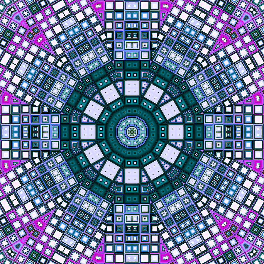 Mosaic Kaleidoscope 5 Digital Art by Shawna Rowe