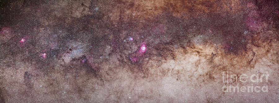 Mosaic Of The Constellations Scorpius Photograph
