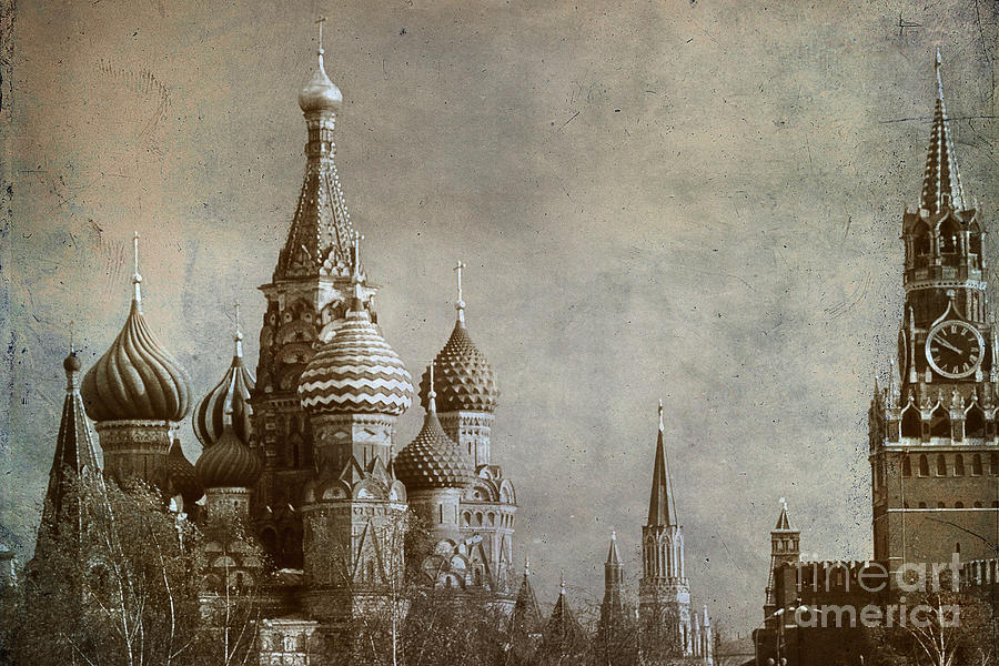 Byzantine Photograph - Moscow by Bernard Jaubert