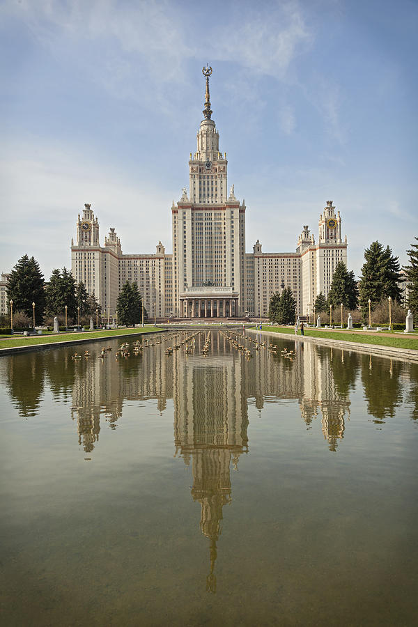 University Photograph - Moscow state University by Ira Gorod