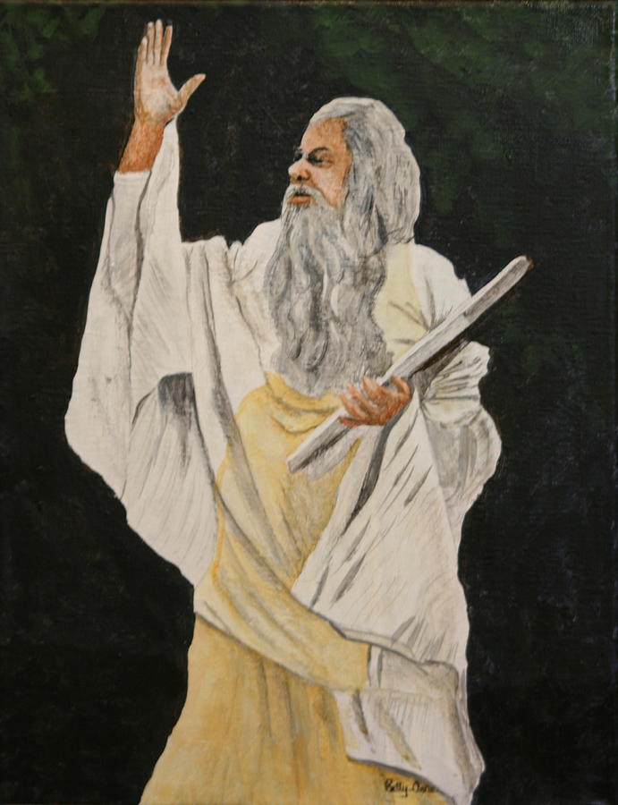 Moses  Painting by Betty-Anne McDonald