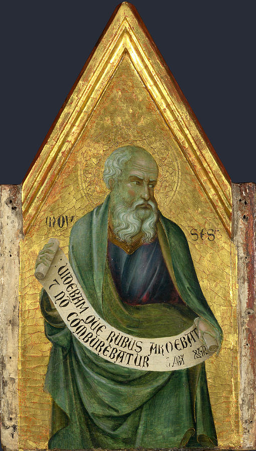 Moses Painting by Ugolino di Nerio