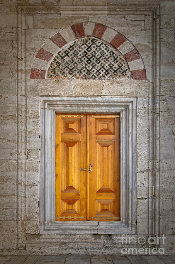 Mosque doors 09 Photograph by Antony McAulay