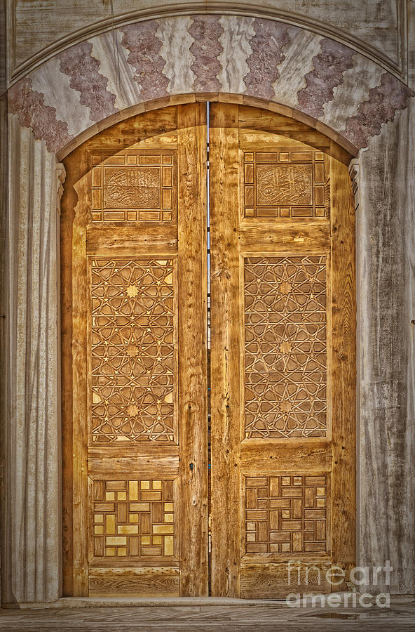 Mosque doors 18 Photograph by Antony McAulay