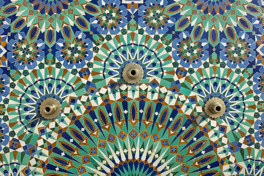 Mosque tiles Photograph by Sharrocks