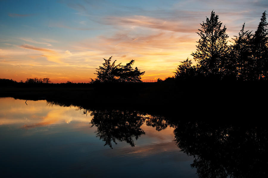 Mosquito Creek Sunset Photograph by Lara Ellis