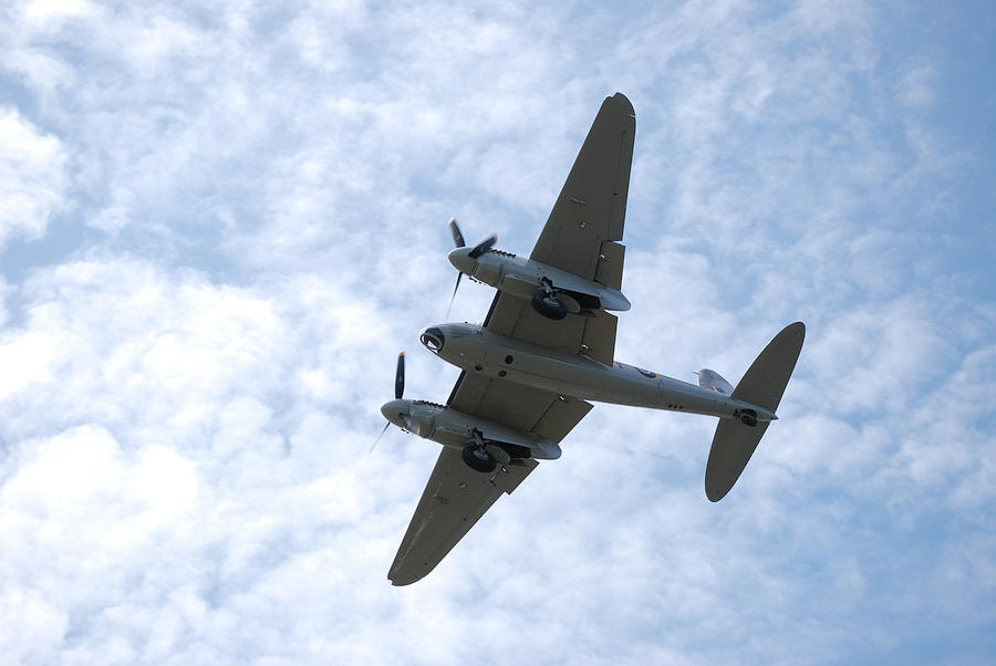 Mosquito on final approach Photograph by Mark Alan Perry