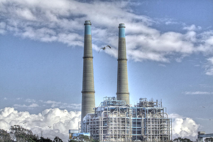 Moss Landing Power Plant  Monterey County  Photograph by SC Heffner
