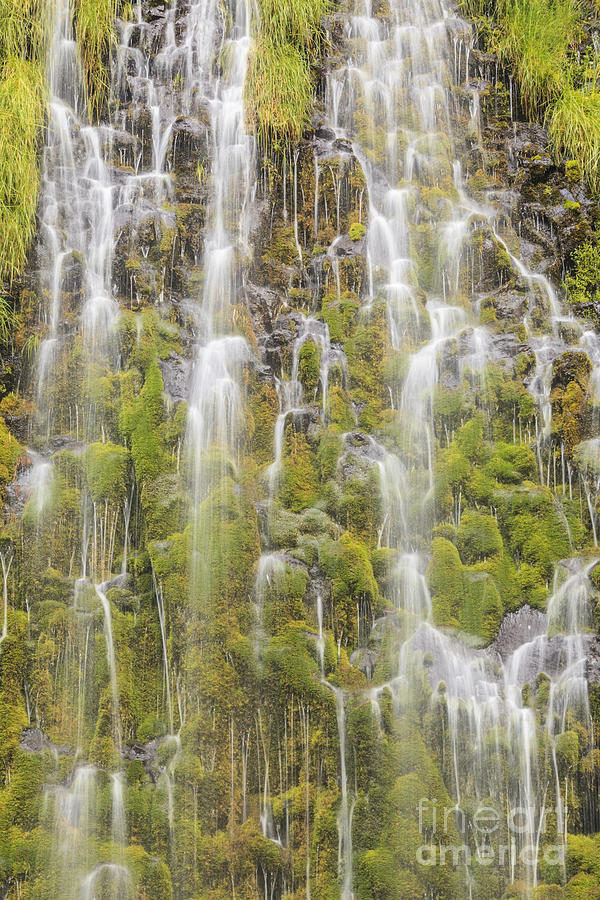 Mossbrae Falls closeup Photograph by Ken Brown