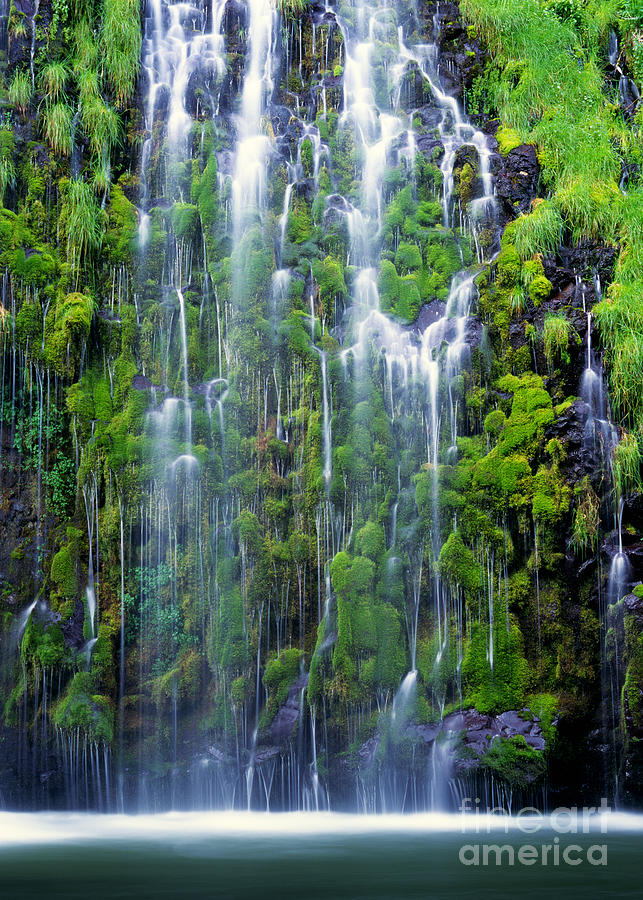Mossbrea Falls  Photograph by Benedict Heekwan Yang
