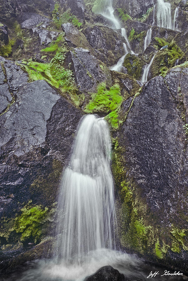 Mossy Waterfall Photograph by Jeff Goulden