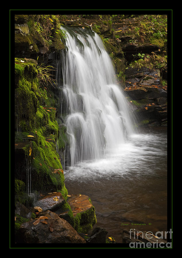 Mossy Wilderness Waterfall Cascade Photograph by Lone Palm Studio