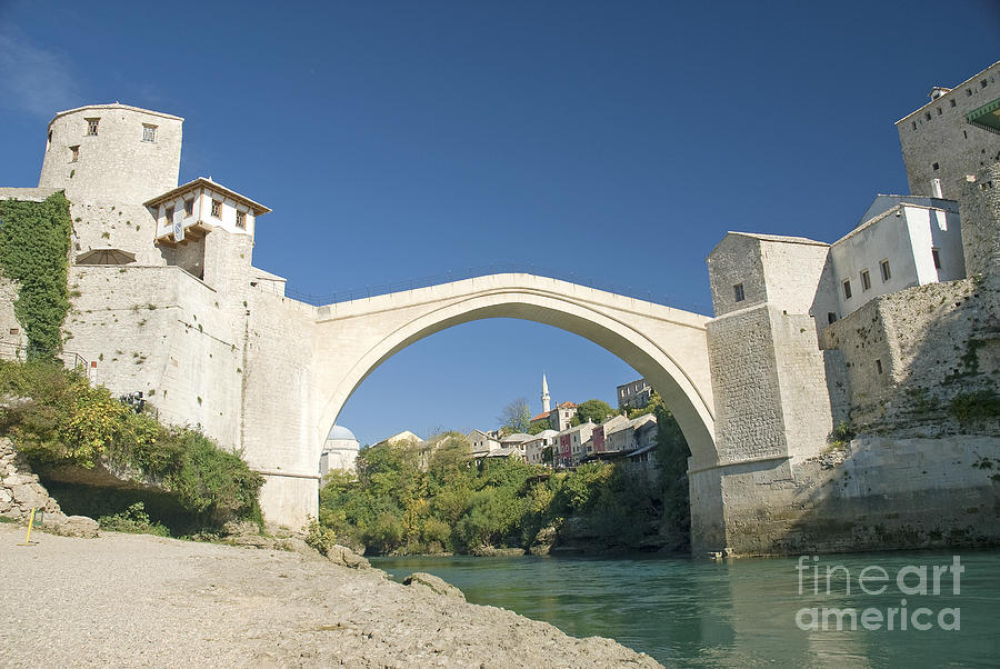 Mostar Bridge In Bosnia Photograph by JM Travel Photography
