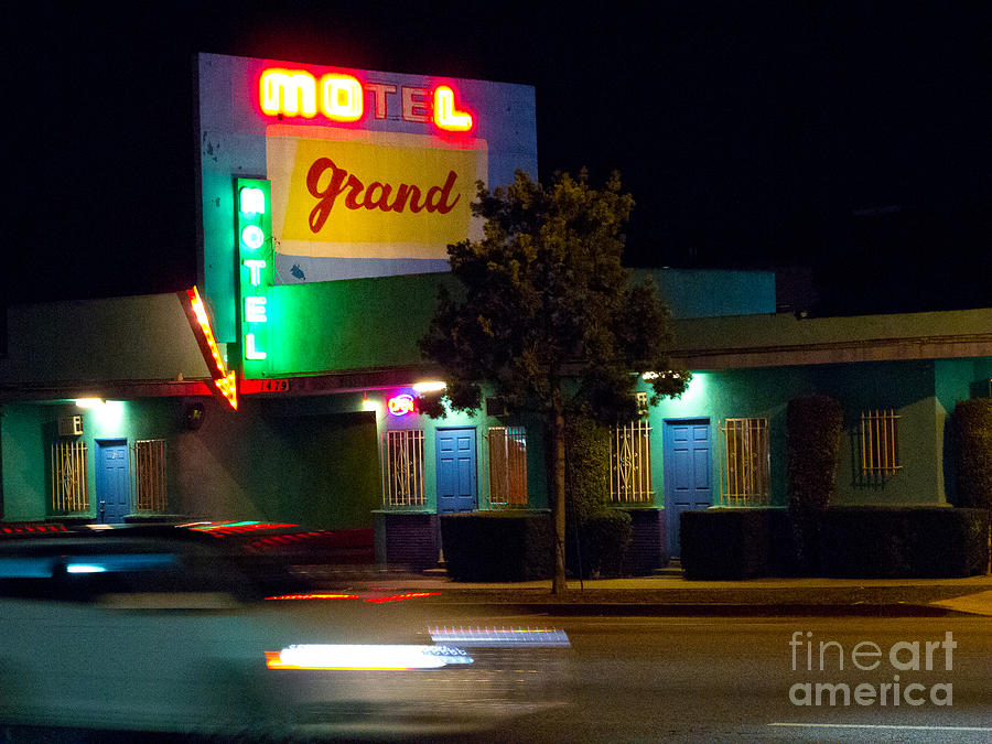 City Photograph - Motel Grand by Amy Bynum