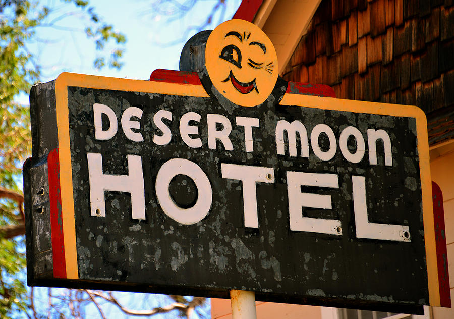 Vintage Photograph - Motel in the Desert by David Lee Thompson
