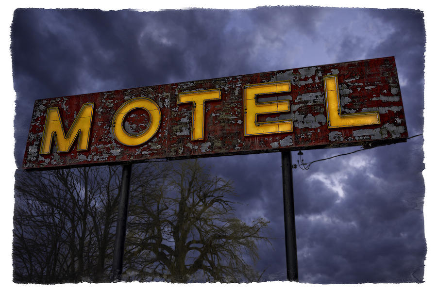 Motel London-2 Photograph by Jerry Golab