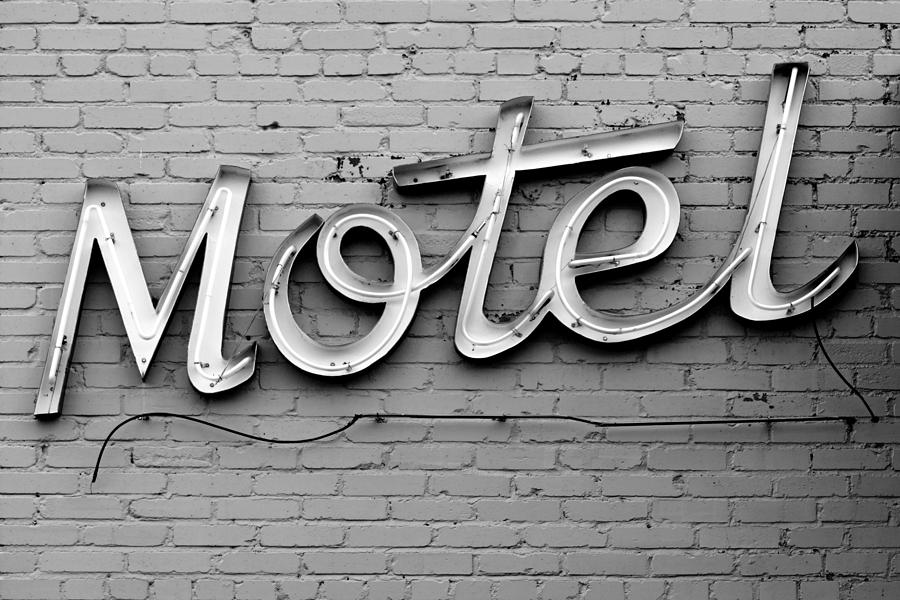 Motel Neon Sign No.2 Photograph by Daniel Woodrum