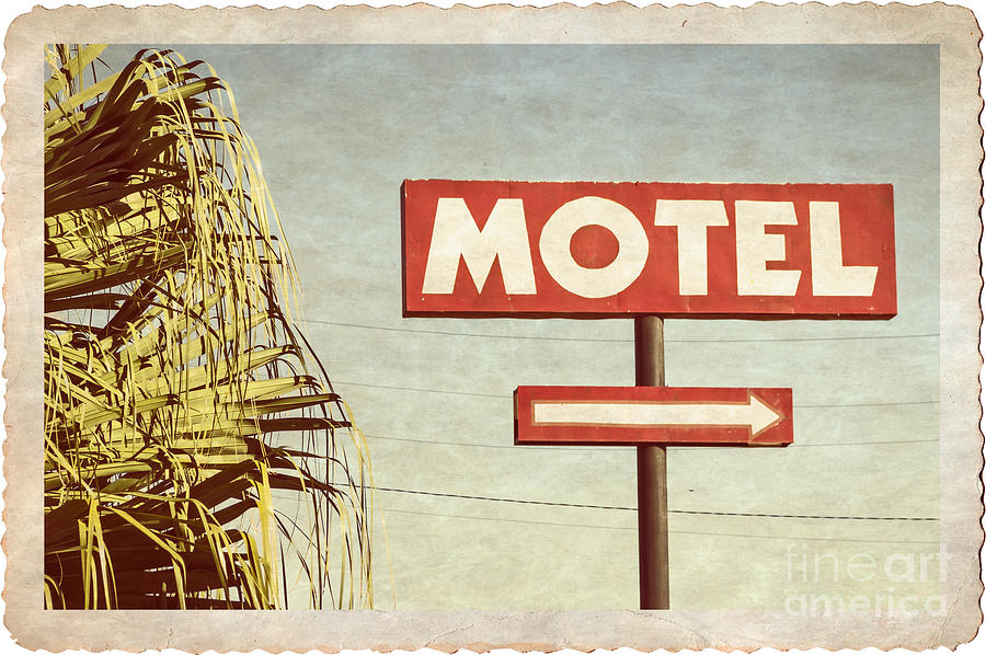 Motel Sign Photograph by Imagery by Charly