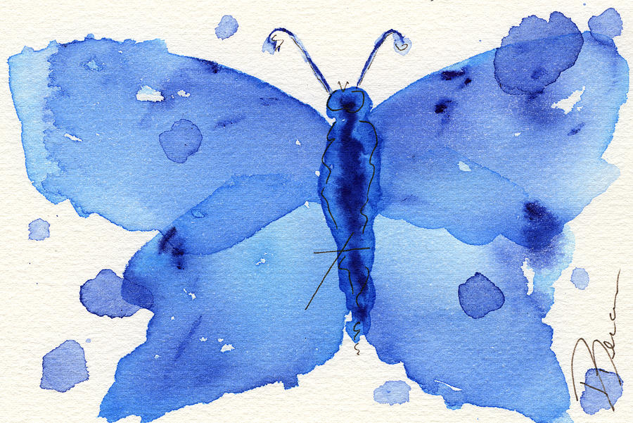 Moth #2 Painting by Dawn Derman