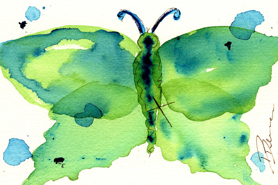 Moth #3 Painting by Dawn Derman