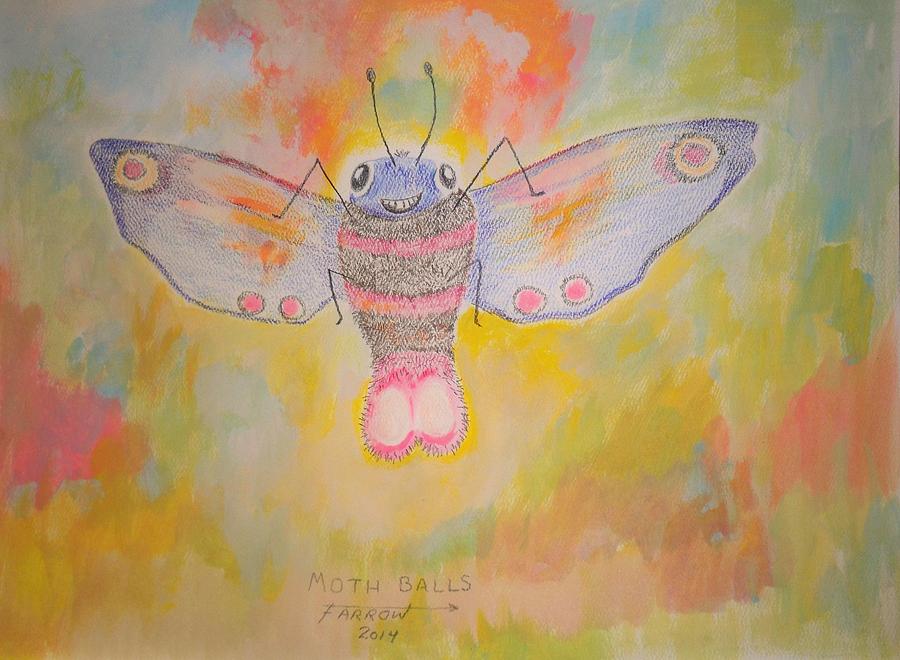Moth Balls Drawing by Dave Farrow