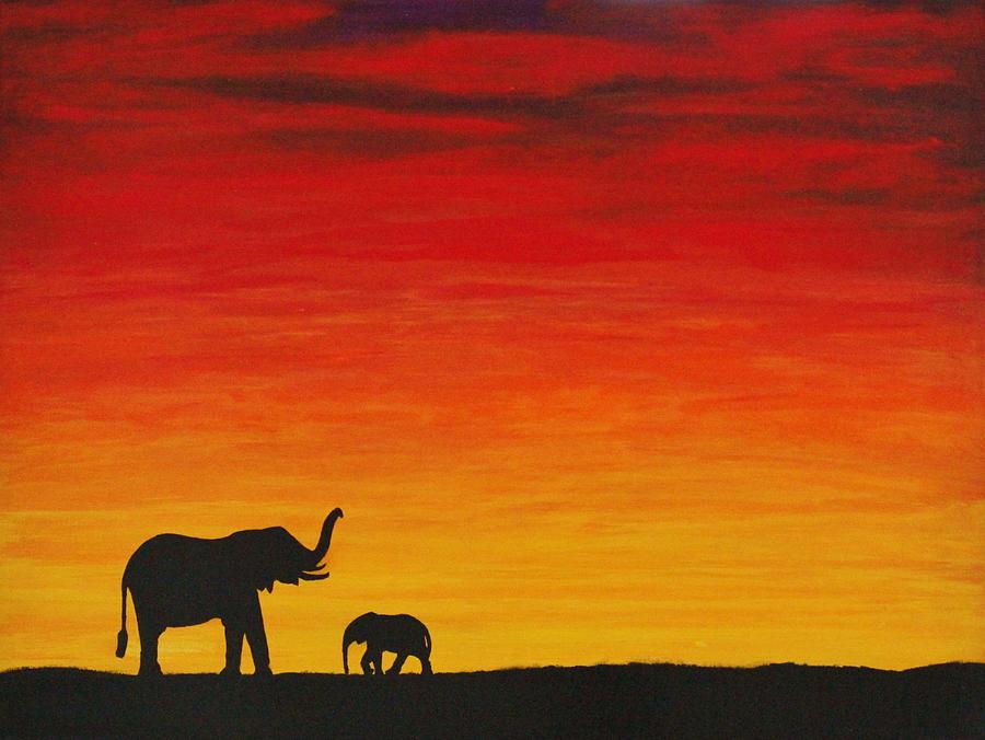 Mother Africa 1 Painting by Michael Cross