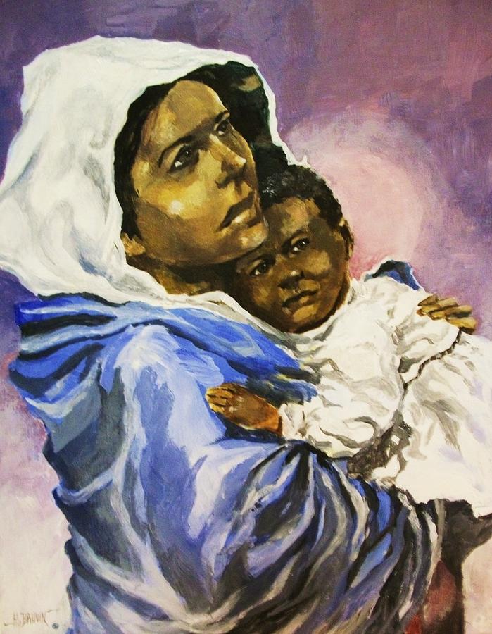 Mother and Child Painting by Al Brown