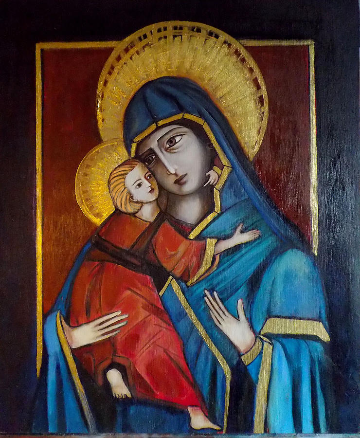 Mother and Child Painting by Irena Mohr