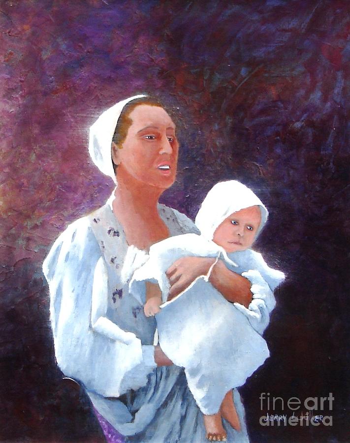 Mother and Child Painting by Jerry Walker