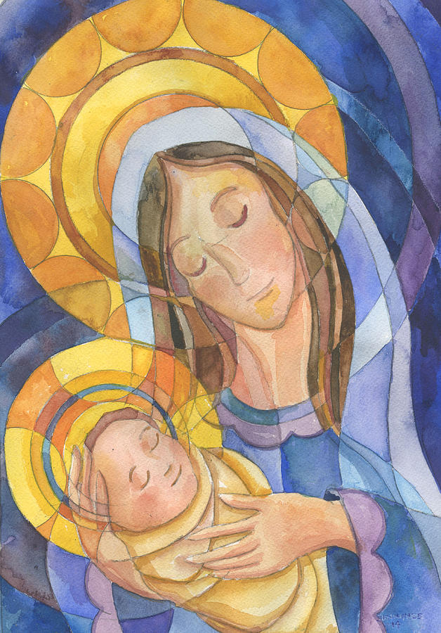 Madonna Painting - Mother And Child by Mark Jennings
