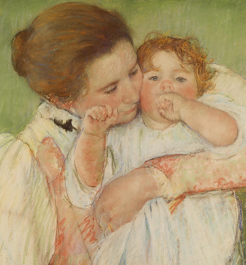 Mother Painting - Mother and Child by Mary Stevenson Cassatt