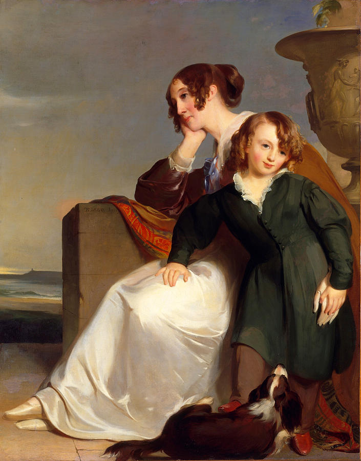 Mother and Son Painting by Thomas Sully