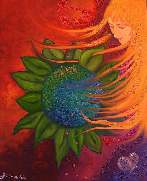 Mother Earth Painting by Jeanette Foresta