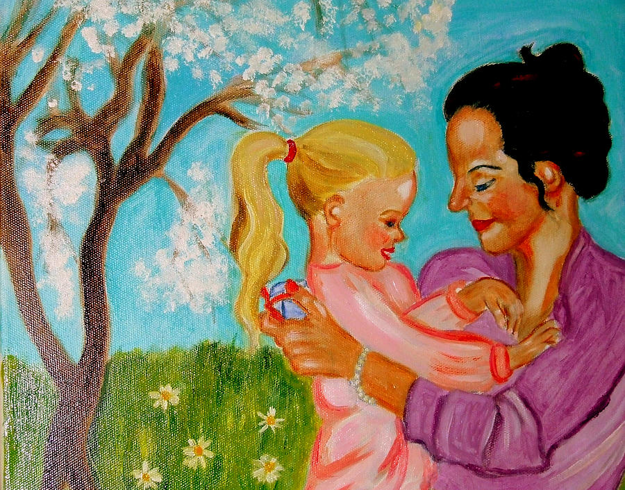 Mother Love Painting by Rusty Gladdish