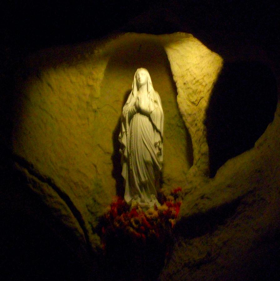 Mother Mary at Night Photograph by Mountain Femme - Fine Art America
