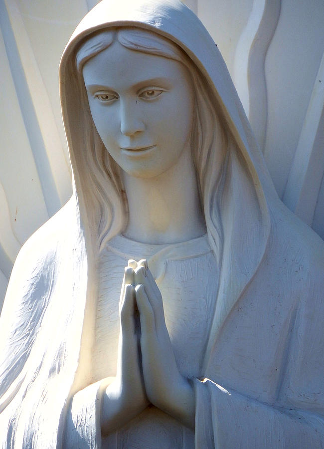 Mother Mary Statue Photograph by David G Paul