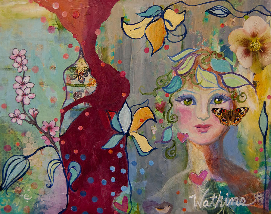 Mother Nature Painting by Beth Watkins | Fine Art America