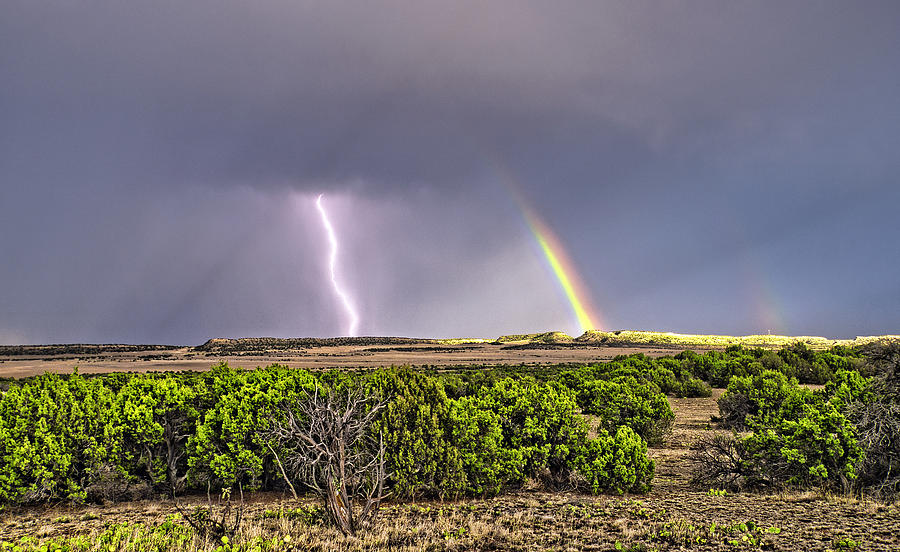 Landscape Photograph - Mother Natures Light Show by Kevin Pate