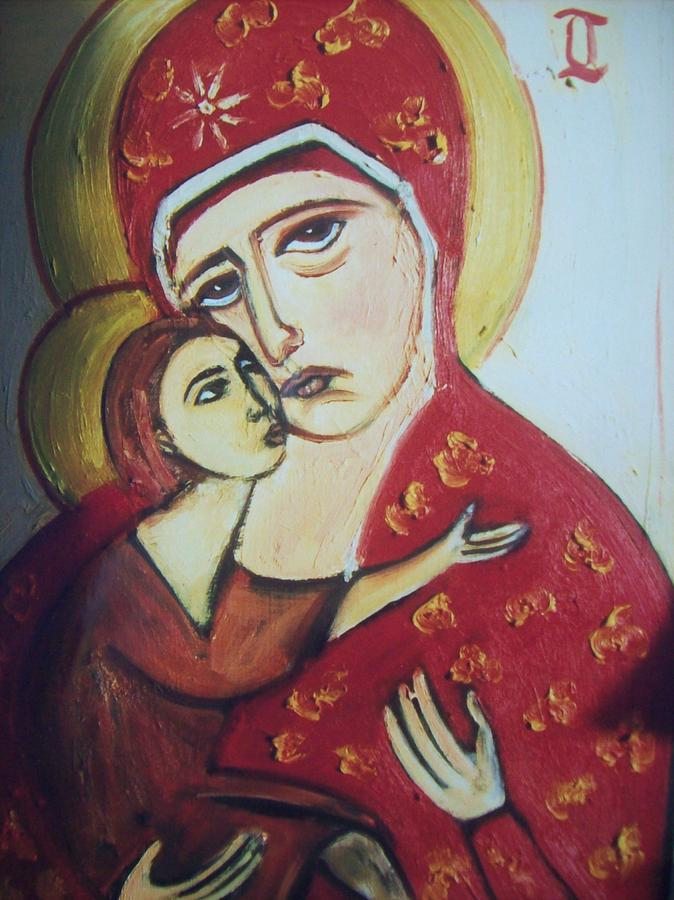 Mother Of God Painting - Mother of God by Michael C Doyle